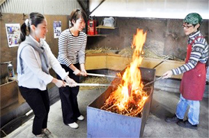 かつお船 土佐タタキ道場 かつお藁焼き体験(イメージ)