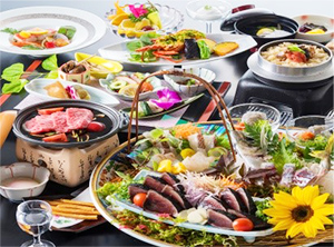 皿鉢料理(イメージ)※大皿料理は2名盛